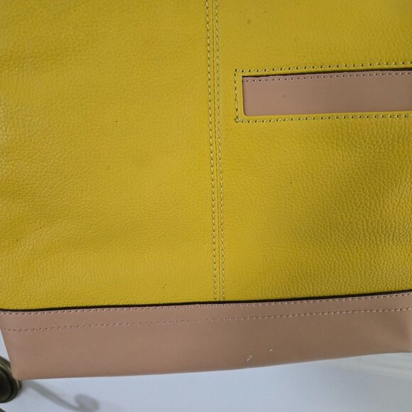 NWOT Isaac Mitrahi yellow crossbody bag - Picture 1 of 6